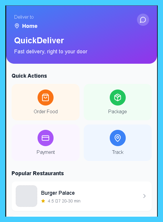 QuickDeliver Mobile